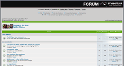 Desktop Screenshot of forum.symbiote.fr