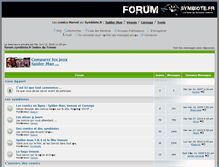 Tablet Screenshot of forum.symbiote.fr